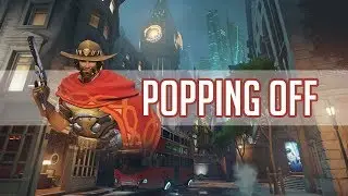 Overwatch - Kabaji Aimbot McCree Popping Off in Kings Row