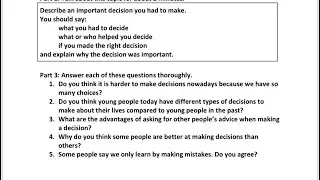 Exam Final Test - Standardized test of speaking 