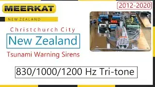 Meerkat Alert Systems New Zealand tsunami siren controller (2012-2020) | All signals synth