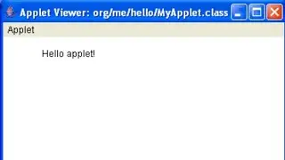 How to run applet program in java | Java Tutorial