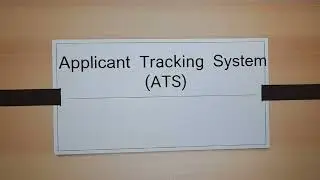 Applicant Tracking System (ATS)/Resume Tracking