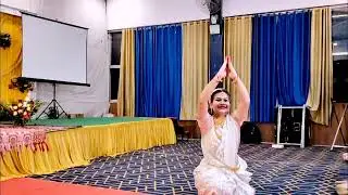 Dancing in honor of the goddess who inspires all forms of art and learning❣️🇮🇳#sahajyogameditation🌷🌷