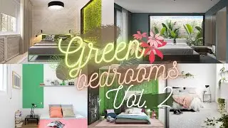 Spectacular Green Bedroom Design Ideas - Vol. 2