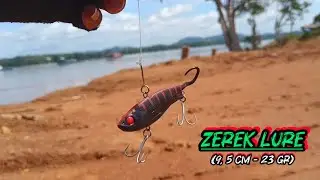 Tes Umpan Zerek Lure (9,5cm - 23 gr) Buat Mancing Ikan Lais Tembiring