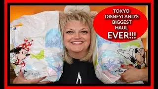 THE BIGGEST TOKYO DISNEYLAND & DISNEYSEA MERCHANDISE HAUL EVER | HUGE DISNEY HAUL | MAY '19 | PART 1