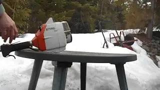 Stihl FS 36 Test Run
