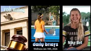 FDA on Weight Loss Drugs, Trump Health Care Plan, Nike&rsquo;s Pickleball Bet // DB Wellness Jan 14th