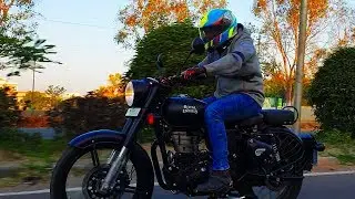 Обзор первой поездки на Royal Enfield Classic 500 Stealth Black ABS. Тест тормозов #Bikes@Dinos