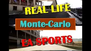EA WRC 2023 vs REAL LIFE - Rallye Monte Carlo (side by side)