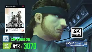 4K60 Metal Gear Solid 2 HD Collection - Hanger Mission Complete - RPCS3