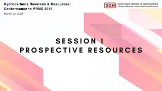 Prospective Resources - PRMS Workshop