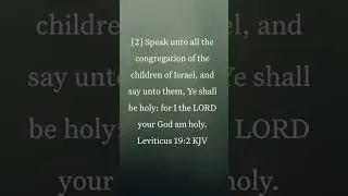 BIBLE AUDIO LEVITICUS 19:2 || God's Word - Bible Stories #Shorts