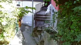 Altena Fußweg von der Burg Altena zur Innenstadt 29.09.2013