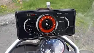 BMW r1200GS custom digital dashboard #2