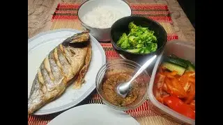 เมี่ยงปลาอบเส้นหมี่