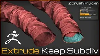Extrude Keep Subdiv | Zbrush Plug-in