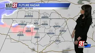 A wintry mix and very cold temperatures to start off next week