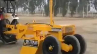 Matharu Make Laser Guided Land Leveller Model Star #Land #Laser #Leveller #Agriculture