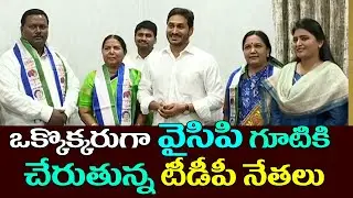 TDP MLC Shamanthakamani & Former MLA Yamini Bala Joins YSRCP In presence of AP CM YS Jagan