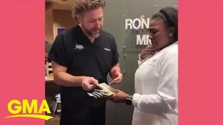 Dental specialist gets surprised with $20K for 20 years of work in emotional video I GMA