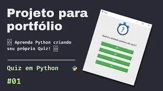 Como criar um Quiz em Python | Jogo de perguntas e respostas em Python Parte #01