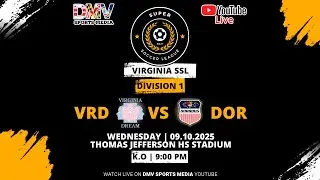 *LIVE* SSL VA D1: Virginia Dream vs Doradus FC