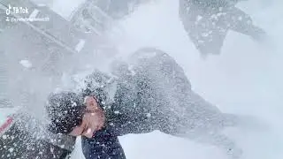 Enjoy With Snowfall In #Murree