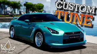 Nissan GT-R R35 Grip Tune | Тест-драйв Unlimited Solar Crown