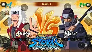 Jiraiya vs Hanzo - Clash of the Legendary Ninja | Storm Connections (Android Gameplay)