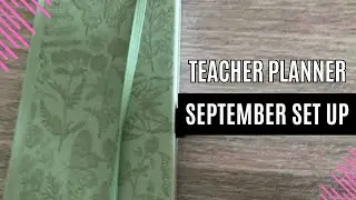 Plan With Me: Teacher Planner September Setup