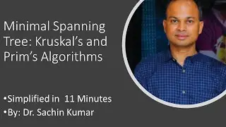 Minimal Spanning Tree, Kruskal's Algorithm and Prim's Algorithm