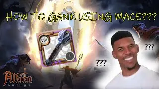 [Albion Online] HOW TO GANK USING 1-H MACE? (HYBRID-TANK)