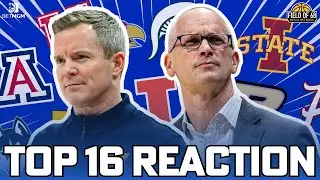 INSTANT REACTION to the NCAA Tournament Top 16 reveal | Bracketology