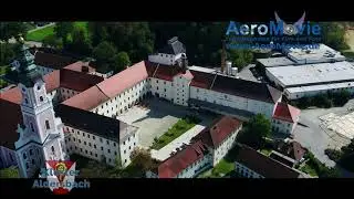 4k Luftfilmaufnahmen Kloster Aldersbach Bayern
