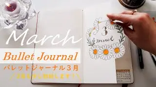 BULLET JOURNAL March 2021 Setup |Simple Plan With Me| (Eng/Jp SUB)