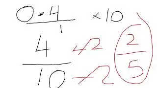 turning decimals to fractions in maths