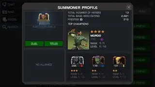 [Mcoc] day10: easy duel target  mordo