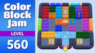 Color Block Jam Level 560 | Every Puzzle Solved! 🎯