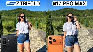 Samsung Galaxy Z TriFold Vs iPhone 17 Pro Max Camera Test Comparison