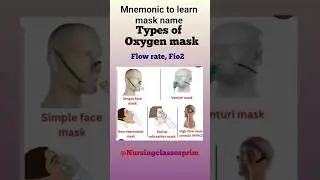 Types of Oxygen mask.#shorts #shortvideo #explore