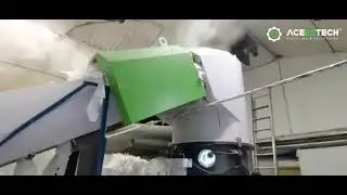 PP Non Woven Fabric Pelletizing Line with SCF Self Clean Filter and Water Ring Pelletizier.