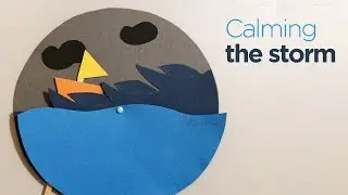 Calming the storm | Sunday school Crafts | Miracles of Jesus