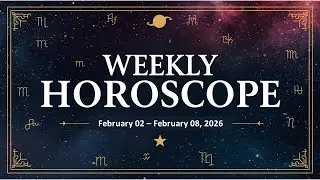 Weekly Horoscope Feb 2 &ndash; Feb 8 🌙 All Zodiac Signs ✨ #zodiac #viral #weeklyhoroscope #horoscope #fyp