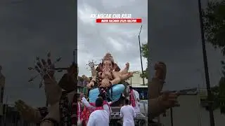 Kk nagar cha raja maha Aagaman 2025 #nagpur #ganeshavlog #bappavlog #ganeshchaturthi