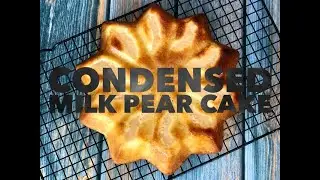 Condensed Milk Pear Cake