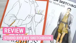 Studio Bye Bye Fashion Sketchbook & Coloring Book Review | iiKiui