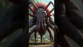 Elephant x spider fusion #shorts  #ai #viralvideo