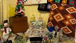 Vintage Live Sale 04/27/25 @3pm CST | Buttons, Afghan, Blown Glass, Xmas Kits, Glasses