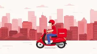ZOMATO AD PROMO | Dynamic UI Motion Graphics By Bhumi Rawat