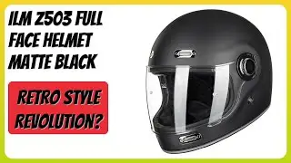 REVIEW (2026): ILM Z503 Full Face Helmet Matte Black. Features